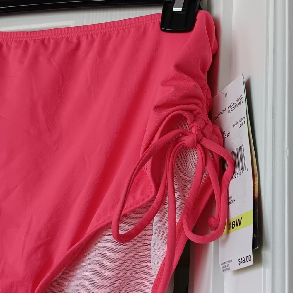 BEACH HOUSE Bathing Suit Bottom in Coral Size 18W NEW